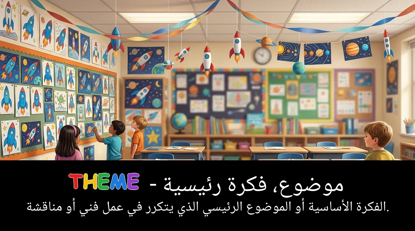 Arabic Illustration for theme